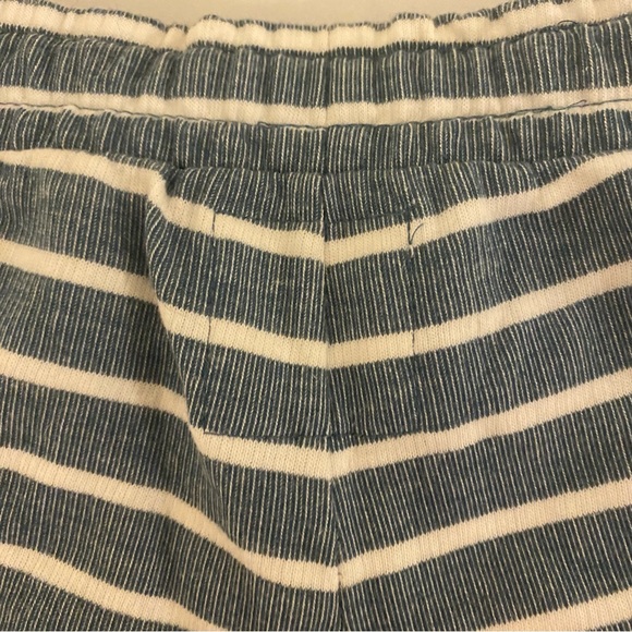 Chaser Medium Blue White Striped Shorts - Picture 11 of 12